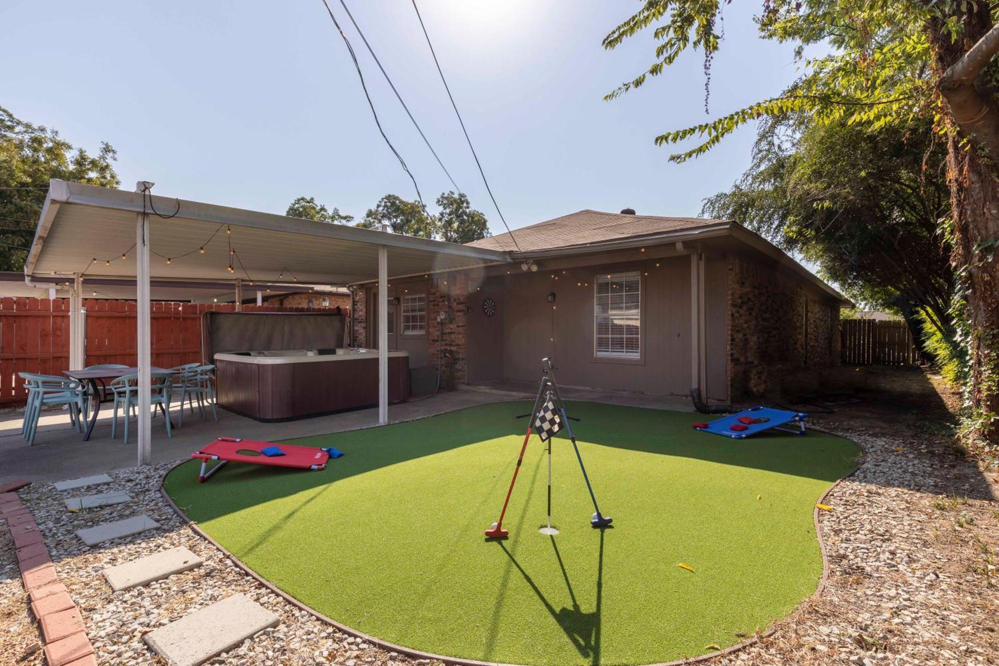 Relax Near Stadium & Downtown - Putt Green & Firepit Villa Irving Exterior photo