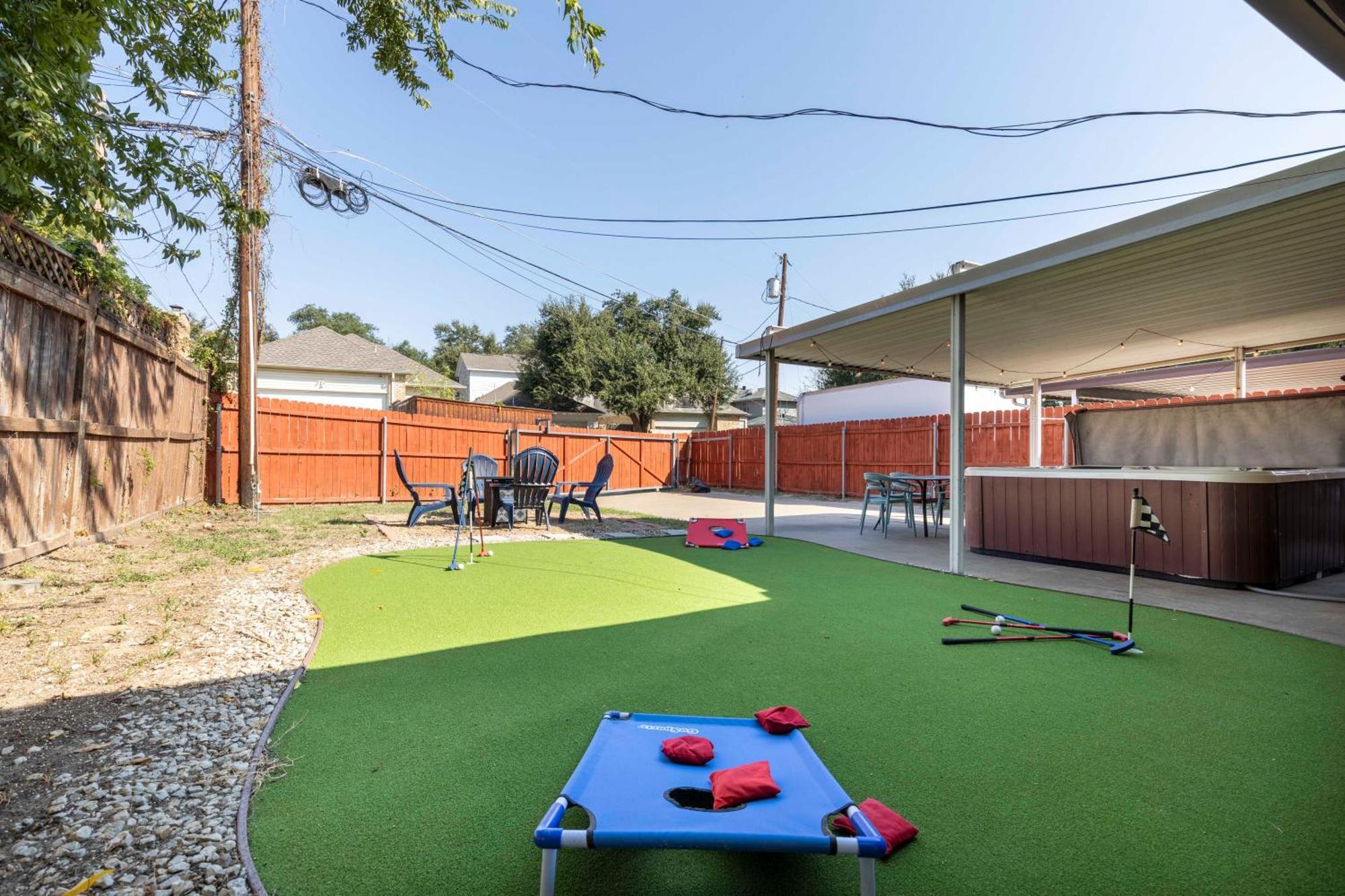 Relax Near Stadium & Downtown - Putt Green & Firepit Villa Irving Exterior photo